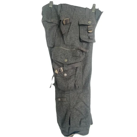 Ralph Lauren Blue Label Rugby Gray‎ Rare Jodhpurs Pants Wool Sz 0 - Picture 7 of 16